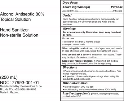 Topical Solution (Gel Antibacterial)